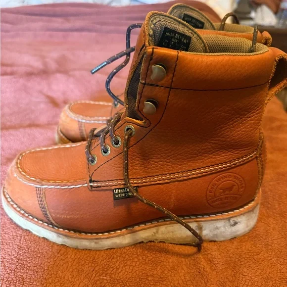 Women’s Irish Setter by Red Wing Wingshooter boots wedge sole moc toe - Picture 2 of 11
